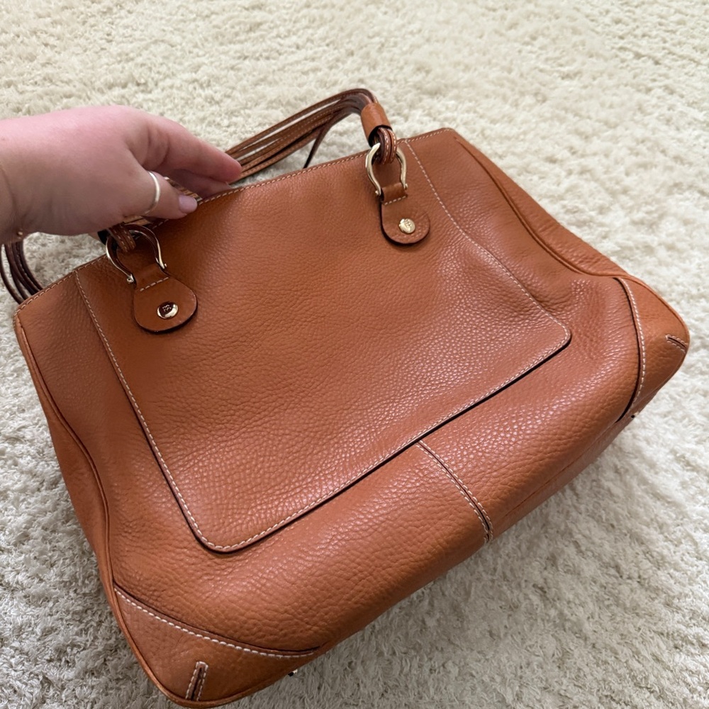 Kate Spade Foster Crossing Medium Satchel with Multi-strap Handles in Cognac - Picture 7 of 15